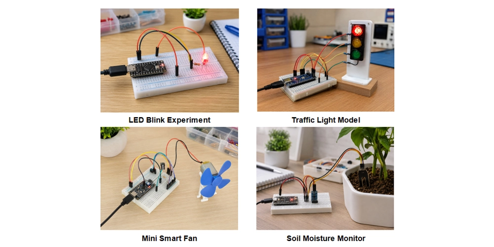 ATmega328P development board projects