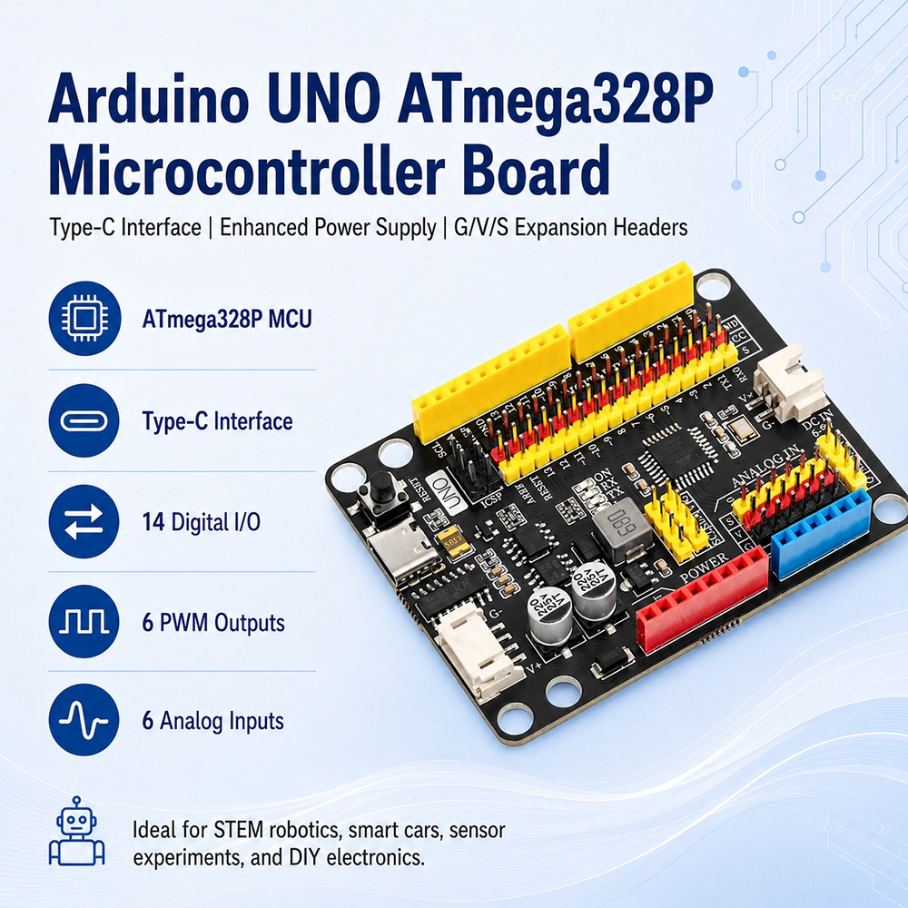 Arduino UNO Pro Atmega328p Board for STEM Education - Image 2